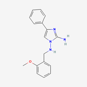 N1-(2-Methoxybenzyl)-4-phenyl-1H-imidazole-1,2-diamine