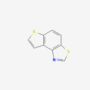 molecular formula C9H5NS2 B13811327 Thieno[3,2-e]benzothiazole CAS No. 210-92-4