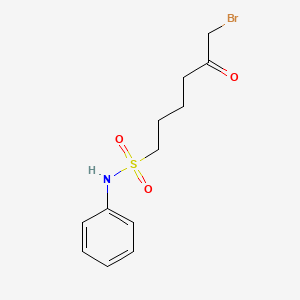 molecular formula C12H16BrNO3S B13811378 N-(4-Bromoacetyl)phenyl-1-butanesulfonamide 