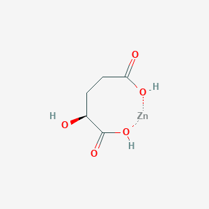 molecular formula C5H8O5Zn B13811413 L-alpha-Hydroxyglutaric acid ZINC salt CAS No. 103404-91-7