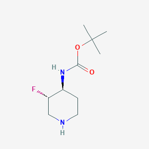 tert-butyl N-[(3S,4S)-3-fluoropiperidin-4-yl]carbamate