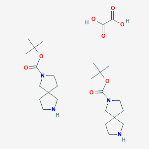 tert-Butyl 2,7-diazaspiro[4.4]nonane-2-carboxylate hemioxalate