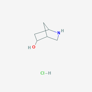molecular formula C6H12ClNO B1381179 2-Azabicyclo[2.2.1]heptan-5-ol hydrochloride CAS No. 1780693-48-2