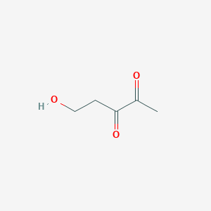 molecular formula C5H8O3 B138118 5-Hydroxypentane-2,3-dione CAS No. 142937-56-2