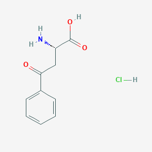 molecular formula C10H12ClNO3 B1381187 (S)-2-Amino-4-oxo-4-phenylbutanoic acid hydrochloride CAS No. 54631-37-7