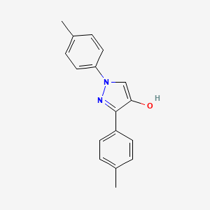 molecular formula C17H16N2O B1381192 1,3-Di-p-tolyl-1H-pyrazol-4-ol CAS No. 1202030-23-6