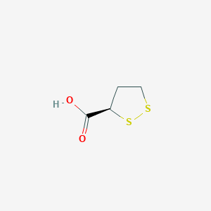 molecular formula C4H6O2S2 B13811953 (3R)-dithiolane-3-carboxylic acid 