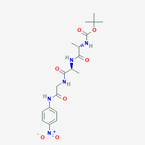 molecular formula C19H27N5O7 B1381197 Boc-AAG-pNA 