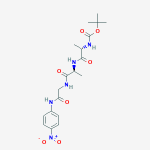 molecular formula C19H27N5O7 B1381197 Boc-Ala-Ala-Gly-pNA CAS No. 90037-94-8