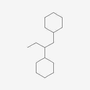 molecular formula C16H30 B13811970 1,2-Dicyclohexylbutane CAS No. 54890-01-6