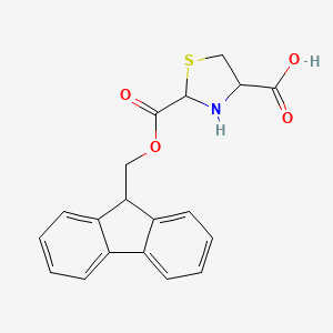 molecular formula C19H17NO4S B13811985 Fmoc-D-thioproline,fmoc-D-thz-oh 