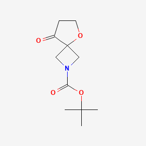 molecular formula C11H17NO4 B1381204 tert-Butyl 8-oxo-5-oxa-2-azaspiro[3.4]octane-2-carboxylate CAS No. 1453315-97-3