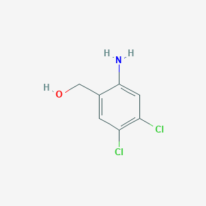 molecular formula C7H7Cl2NO B1381206 (2-Amino-4,5-dichlorophenyl)methanol CAS No. 1379313-51-5