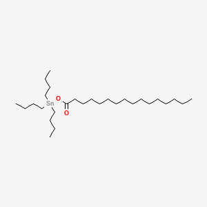 molecular formula C28H58O2Sn B13812071 Tributyl(palmitoyloxy)stannane CAS No. 7653-28-3