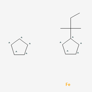molecular formula C15H20Fe B13812086 Amylferrocene; 97% 