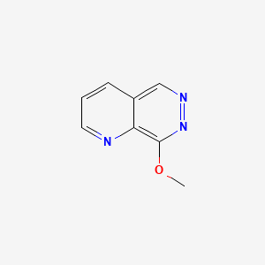 molecular formula C8H7N3O B13812092 8-Methoxypyrido[2,3-d]pyridazine CAS No. 56525-94-1