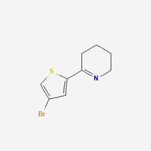 6-(4-Bromothiophen-2-yl)-2,3,4,5-tetrahydropyridine