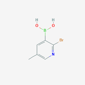 molecular formula C6H7BBrNO2 B1381224 2-BROMO-5-METHYLPYRIDIN-3-YLBORONIC ACID CAS No. 2096338-41-7