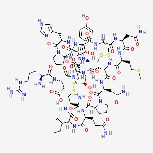 molecular formula C83H125N27O27S5 B13812257 a-Conotoxin EI 