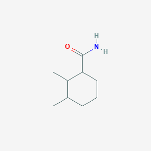 molecular formula C9H17NO B13812276 Cyclohexanecarboxamide, 2,3-dimethyl- 