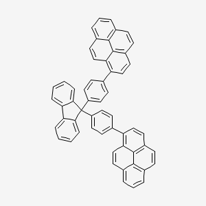 molecular formula C57H34 B1381228 9,9-Bis[4-(pyrenyl)phenyl]-9H-fluorene CAS No. 1174006-47-3