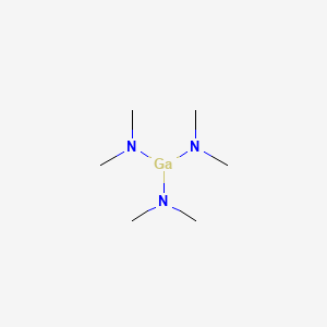 molecular formula C6H18GaN3 B13812308 Tris(dimethylamino)gallium 