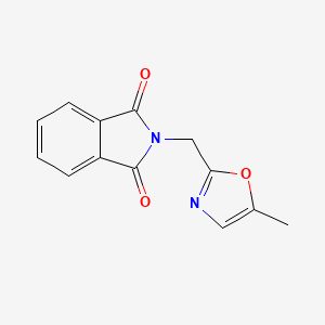 2-[(5-methyl-1,3-oxazol-2-yl)methyl]-2,3-dihydro-1H-isoindole-1,3-dione