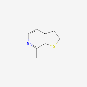 molecular formula C8H9NS B13812367 7-Methyl-2,3-dihydrothieno[2,3-c]pyridine 