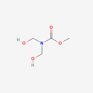 molecular formula C4H9NO4 B13812383 Methyl dimethylolcarbamate CAS No. 4913-31-9