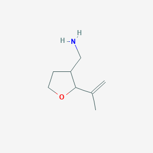 [2-(Prop-1-en-2-yl)oxolan-3-yl]methanamine