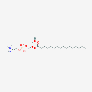 molecular formula C24H50NO7P B138125 2-Palmitoyl-sn-glycero-3-phosphocholine CAS No. 66757-27-5
