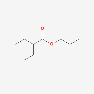 molecular formula C9H18O2 B13812532 Propyl 2-ethylbutanoate CAS No. 5129-46-4