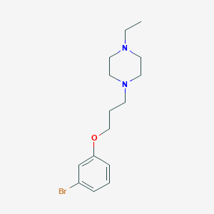 B1381269 1-(3-(3-Bromophenoxy)propyl)-4-ethylpiperazine CAS No. 1704069-25-9