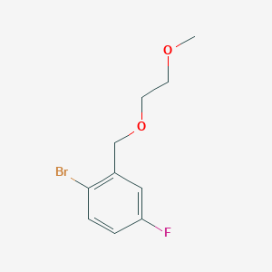 1-Bromo-4-fluoro-2-((2-methoxyethoxy)methyl)benzene