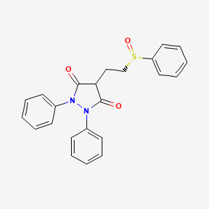 molecular formula C23H20N2O3S B13812833 (S)-Sulfinpyrazone 