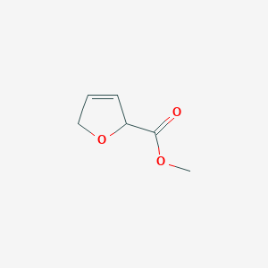 molecular formula C6H8O3 B13812854 Methyl 2,5-dihydro-2-furancarboxylate CAS No. 57259-68-4