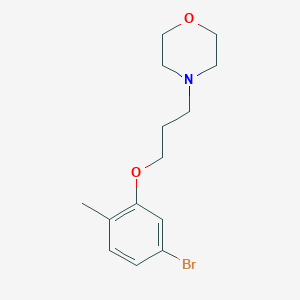 4-(3-(5-Bromo-2-methylphenoxy)propyl)morpholine
