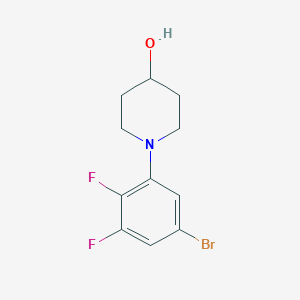 1-(5-Bromo-2,3-difluorophenyl)piperidin-4-ol