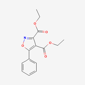 molecular formula C15H15NO5 B13812881 Diethyl 5-phenyl-1,2-oxazole-3,4-dicarboxylate 