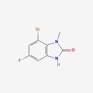 7-Bromo-5-fluoro-1-methyl-1H-benzo[d]imidazol-2(3H)-one