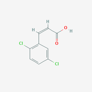 molecular formula C9H6Cl2O2 B13812912 (Z)-3-(2,5-Dichlorophenyl)propenoic acid 