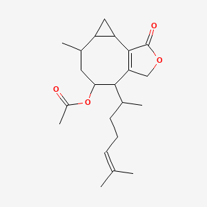molecular formula C22H32O4 B13812923 Acetoxycrenulatin 