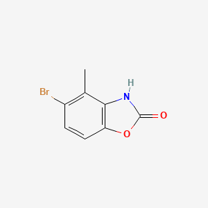 molecular formula C8H6BrNO2 B1381294 5-Bromo-4-methylbenzo[d]oxazol-2(3H)-one CAS No. 1388042-52-1
