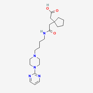molecular formula C21H33N5O3 B1381295 Buspirone open ring CAS No. 257877-43-3