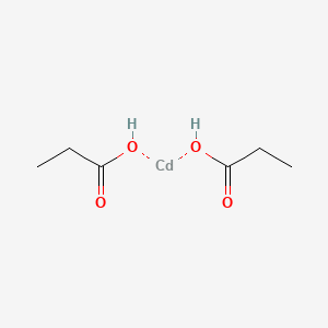 molecular formula C6H12CdO4 B13812991 Bis(propionyloxy)cadmium 