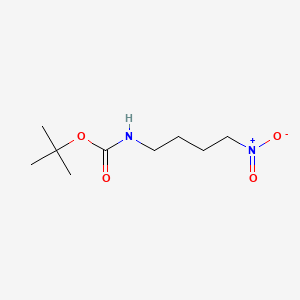 molecular formula C9H18N2O4 B13813003 tert-butyl N-(4-nitrobutyl)carbamate 