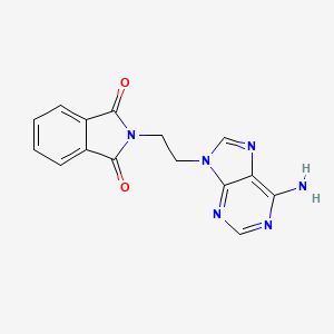 molecular formula C15H12N6O2 B1381302 2-[2-(6-amino-9H-purin-9-yl)ethyl]-2,3-dihydro-1H-isoindole-1,3-dione CAS No. 21708-28-1