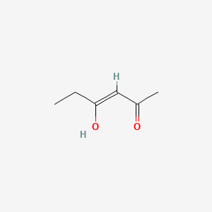 molecular formula C6H10O2 B13813069 5-Hydroxyhex-4-en-3-one 