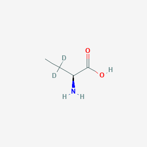 molecular formula C4H9NO2 B1381309 H-Abu-OH-d2 