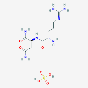 molecular formula C10H23N7O7S B13813154 H-Arg-Asn-NH2 